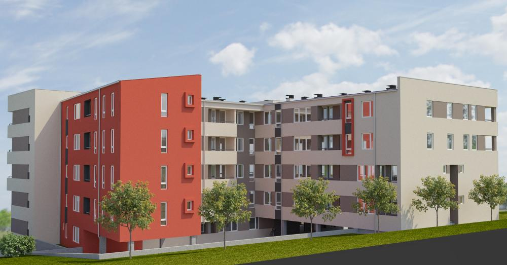 Savremena stambena zgrada u Mokranjčevoj u izgradnji